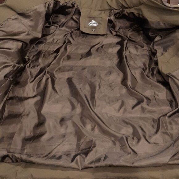 Outdoor Black and Gray Puffer Jacket - Picture 9 of 15